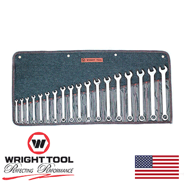 Wright Werkzeug Ringmaulschlüssel-Set – 7-teilig, 12-Kant, 3/8" Bis 3/4", Satiniert