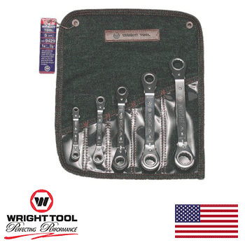 5 Pc. Ratcheting Box Wrench Set 1/4"-7/8" (9429WR)