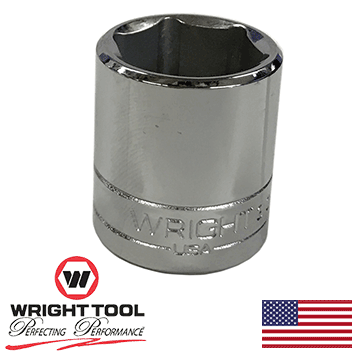 8mm 6 Point 3/8" Drive Wright Standard Metric Socket #30-08MM (30-08MMWR)