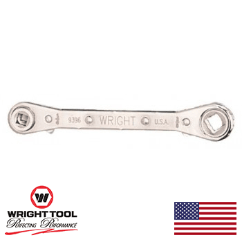 1/4-3/16 Sq. x 3/8-5/16 Sq. Ratcheting Box Wrenches Refrigeration (9396WR)