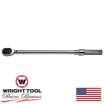 1/2" Dr. Wright Micro-Adjustable Torque Wrench, 50-250 Ft. Lbs. (4478WR)