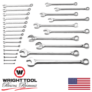 26 Piece 12 Point Combination Wrench Set 1/4"-2" (726WR)