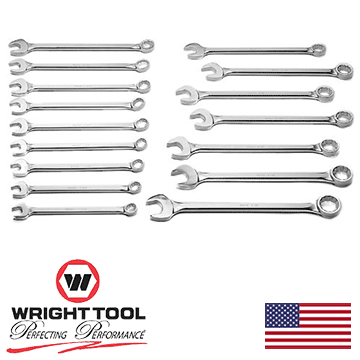 16 Piece 12 Point Combination Wrench Set 1-5/16" - 2-1/2" (730WR)