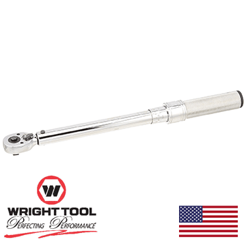 Wright 3/8" Dr. Dial Style Torque Wrench 5-75 Ft. Lbs. #3447 (3447WR)