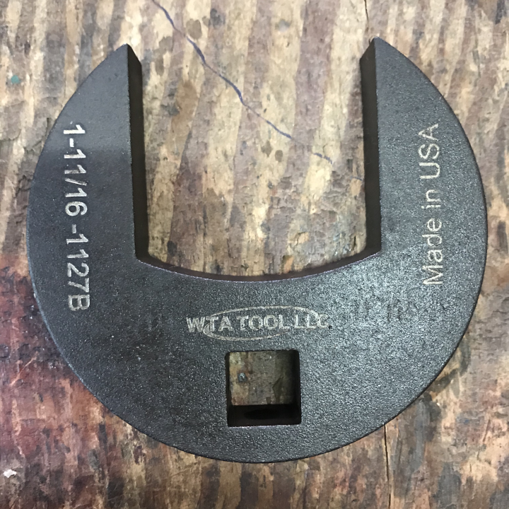 WTA Tool 1/2" Drive Open End Crowfoot 1 11/16" (1127B)