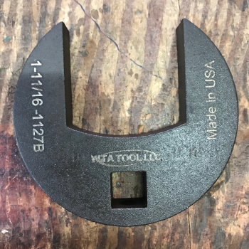 WTA Tool 1/2" Drive Open End Crowfoot 1 11/16" (1127B)