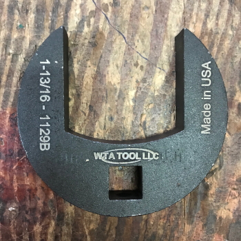 WTA Tool 1/2" Drive Open End Crowfoot 1 13/16" (1129B)