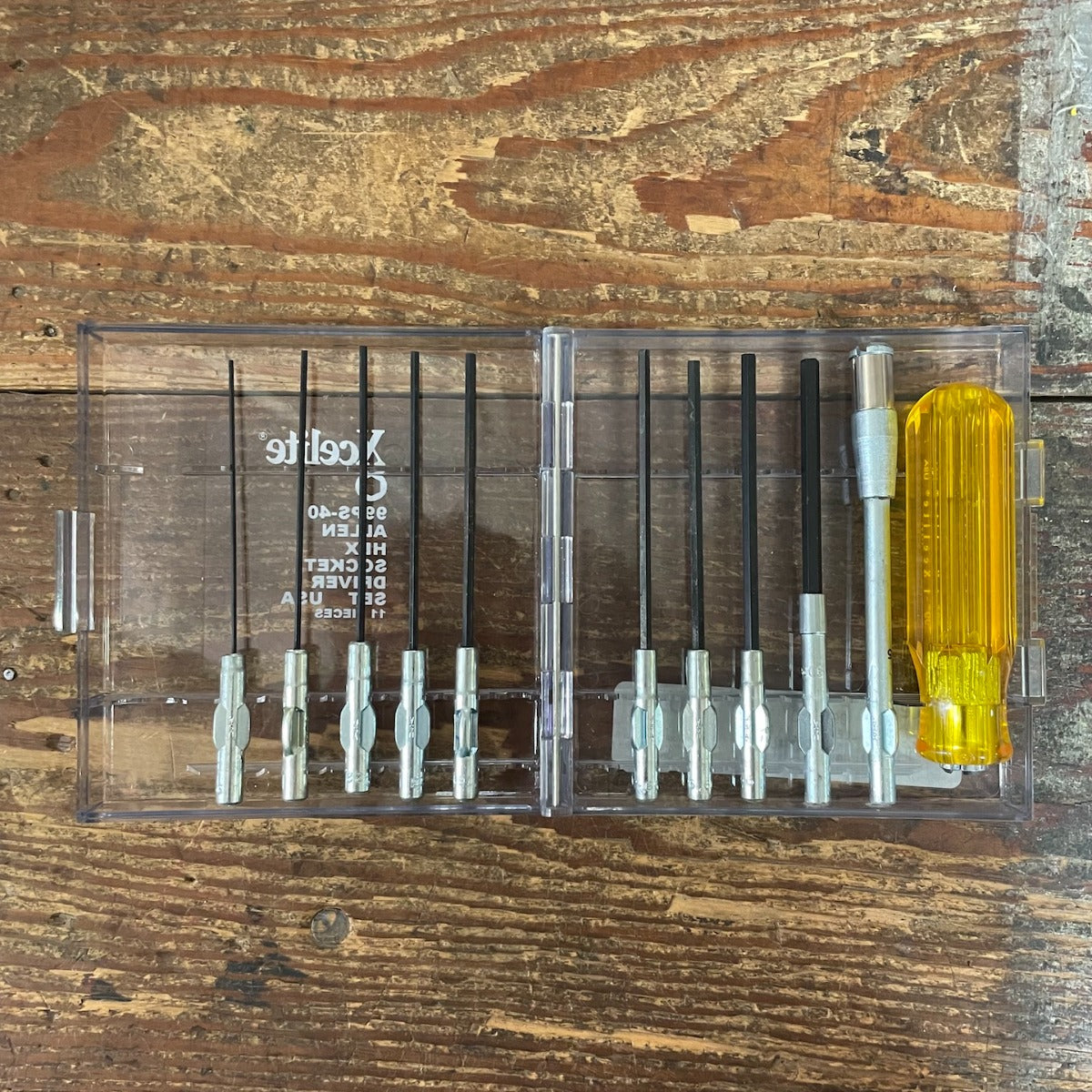 ドンマイケル　440×26 11 Piece Xcelite Allen Hex Socket Driver Set (99PS-40